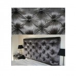 Diamond Tufted Upholstered Headboard
