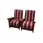 Reupholstered Beach Armchair