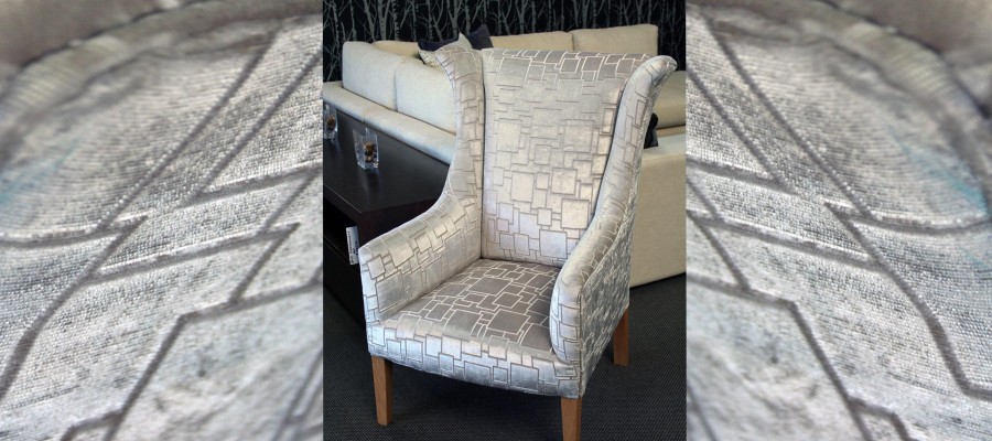 Oxford Chair in Zinc Fabric