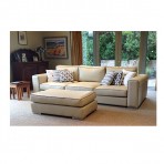 Granada Sofa in Leather with Contrast Piping