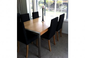 Urbanite Table #4 & Cello Dining Chairs